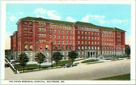 The Union Memorial Hospital Baltimore Maryland Postcard - £5.90 GBP