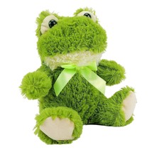 Super Soft Frog Plush, Cute Frog Stuffed Animal With Bowknot, Fluffy Frog Plush  - £17.39 GBP