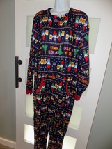 Wembley Funsie 1 Piece Christmas Pajamas Gnomes Chillin Gnomies Open Footed L/XL - £36.05 GBP