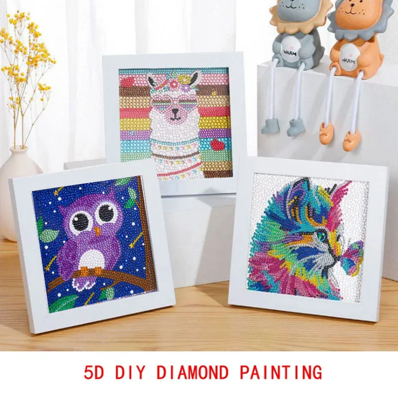 Kindergarten Gift Children&#39;s Diamond Painting 5D Handmade DIY Dot Diamond Mosaic - £10.54 GBP