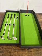 Club Golf Shaped Gift Neutral Pen Ballpoint Pen Gel Pen Golf Putter Pen Set - $12.89