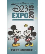 D23 Disney Expo 2015 Event Schedule Booklet - $736.95 MXN