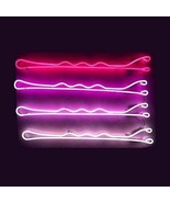 New Bobby Pin Acrylic Neon Sign Aesthetics Bedroom Cave Glass Light Gift... - £195.93 GBP
