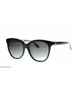 Gucci Women Oval Sunglasses GG0081SK 001 Black/Grey Gradient Lens 56mm A... - $222.13