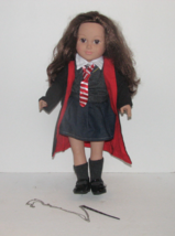 Citi Toys Harry Potter Hermione Granger Costume Doll Brunette w/ Wand Necklace - £23.46 GBP