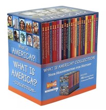 Brand New Lot 25 Pb What Is America Biographies Box Set Who Was History - £92.42 GBP