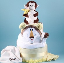 Deluxe Lion King Personalized Diaper Cake - £166.26 GBP