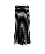 Poof Size Small Black and White Stripe Maxi Skirt - £10.34 GBP