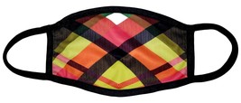 Vibrant Plaid Design Fashion Mask with PM2.5 Filter ~ Washable and Reusable - $0.98