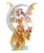 Nene Thomas Art Celestial Crescent Moon Earth Elemental Floral Fairy Sta... - $121.65 CAD
