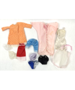 Vintage Barbie Pajamas Clothes Lot Nightgown Robe PJs Panties Gown Lace  - $17.50
