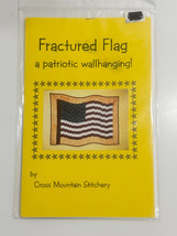 Cross Mountain Stitchery Fractured Flag Wallhanging Quilt Pattern &amp; Inst... - $5.93