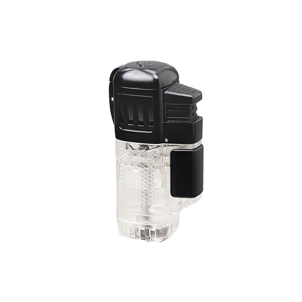 Vector - Quadtank Quad Flame Lighter CLEAR -  VECTOR QUADTANK CLEAR 1T - $29.35