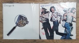Lot of 2 Chicago Records Vinyl LPs Chicago 16 and Hot Streets - £7.96 GBP