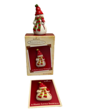 Hallmark Keepsake Christmas Ornament &quot;A Happy Little Snowman&quot; - $9.90