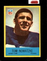 1967 Philadelphia #69 Tom Nowatzke Vg+ (Rc) Lions *X58070 - £1.28 GBP