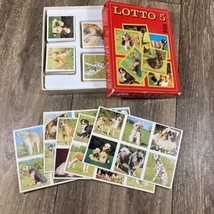 Vintage FX Schmid Lotto 5 Dog Matching Card Game - $39.99