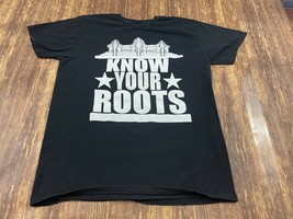 “Know Your Roots” Men’s Black T-Shirt - Large - £3.14 GBP
