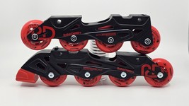Roller Derby RD Inline Roller Blade Skate Replacement Wheels Red Black I... - $31.67