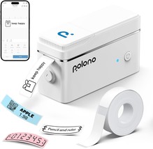 The Polono P31S Label Maker Machine Is A Portable Thermal Printer That C... - $34.95