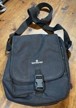 Samsonite Crossbody Bag Nylon Canvas Black Pockets Zippers - £7.51 GBP