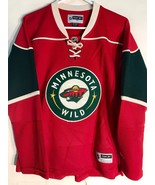 Reebok Women&#39;s Premier NHL Jersey Minnesota Wild Team Red sz L - $29.69