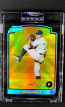 2003 Bowman Chrome Gold Refractor Uncirculated #222 Bryan Grace /170 Rookie RC - £6.72 GBP