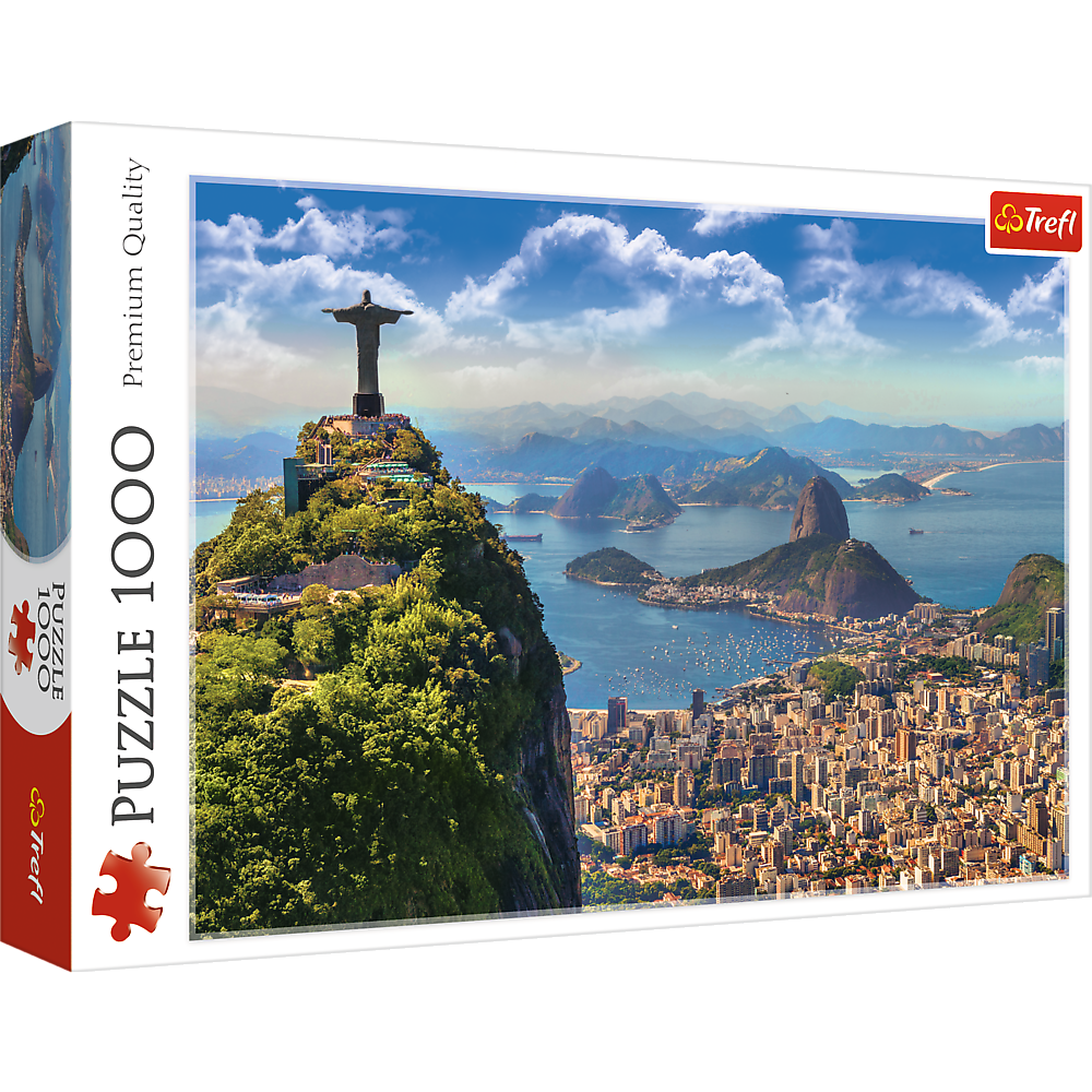 1000 Piece Jigsaw Puzzles, Rio de Janeiro, Brazil,  Mount Corcovado, Christ the  - $18.99
