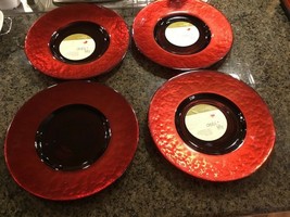 4 DEBI LILLY ROUGE REFLECTIONS  12.5” Charger Plates - $89.05