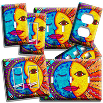 SOUTHWESTERN LATIN ART MOON AND SUN LIGHT SWITCH OUTLET WALL PLATE ROOM ... - $17.09+