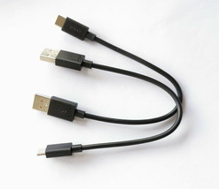 2pcs USB Charger Cable Cord for Sony WF-1000XM3 XM2 WF-SP900 WH-CH510 Headphones - £7.00 GBP