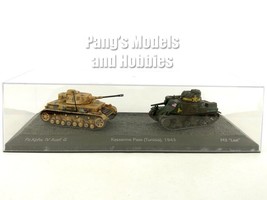 Panzer IV vs M3 Lee  SET of 2 - Tunisia 1943 1/72 Scale Diecast Model - £38.94 GBP