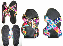 Multicolored Slide Sandals Comfy Perfect for Pool or Beach! NWT Sz 4,5,6,7,8  - £13.42 GBP