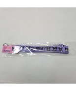 New Round 1 Kuromi Lanyard Neck Strap Keychain Badge Card Holder Purple - $9.85