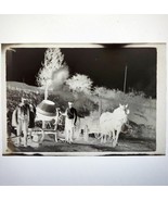 1920s Photograph Negative Original Horses Cement Mixer Carts Transportat... - $554.45 MXN