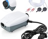 Aquarium Electric Ultra Quiet Aquarium Air Pump with 2 outlets Fish Tank - $23.75