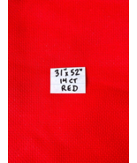 Red 14 Count Aida Cross Stitch Fabric - 31&quot; x 52&quot; 100% Cotton - $53.25 CAD
