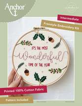 Anchor Embroidery Hoop Kit Starter: Wonderful Time - $32.99+