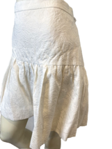 J. Crew Off-White Embossed Paisley Peplum Skirt, Women's Size 10 - $9.49