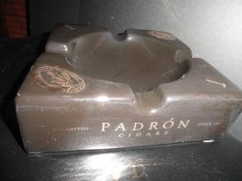 Padron Black Ceramic Ashtray NIB 8.5" x 8.5" x 2.5" NIB image 12