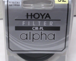 Hoya 52mm ALPHA Circular Polarizer Glass Filter - W/Case - $9.49