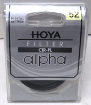 Hoya 52mm ALPHA Circular Polarizer Glass Filter - W/Case - $9.49
