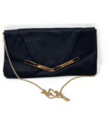 Kelly &amp; Katie Faux Black Snake Skin Crossbody/Clutch Purse 12&quot;W x 6.5&quot; H... - $263.22 MXN