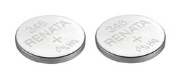 Renata 346 SR712SW Batteries - 1.55V Silver Oxide 346 Watch Battery (2 Count) - £3.13 GBP