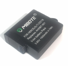 MIBOTE 3.85V 1500mAh Li-ion Battery Pack for HERO5/6/7/2018 - £6.32 GBP