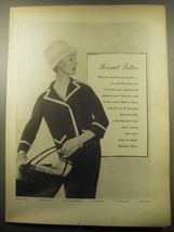 1959 Bonwit Teller Horscher Suit Advertisement - photo by Louise Dahl-Wolfe - £11.26 GBP