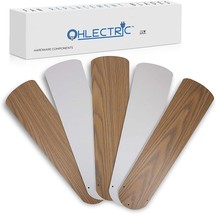 Ohlectric 5Pcs 16 ½ Inches Fan Blades - Fan Replacement Blades For 42&quot;, ... - £47.17 GBP
