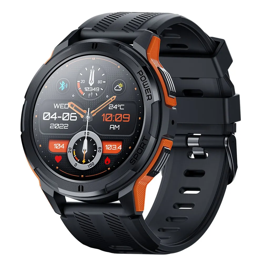 1.43 Inch Amoled 1atm Waterproof Pedometer Smartwatch Heart Rate Monitor... - £91.91 GBP