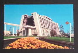 Walt Disney World Contemporary Resort w/ Monorail UNP Postcard c1970s WDW-0252 - £3.80 GBP