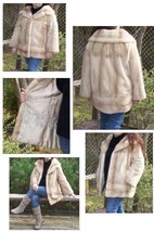 Womans Mink Coat - Natural Brown Tourmaline, Size 7/8 Custom, Makes a Great Gift - £339.78 GBP